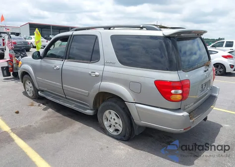 2002 Toyota Sequoia Limited V8 из США, поврежденный, VIN 5TDZT38A12S113131